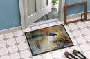 Blue Heron Doormat - Large 24x36 – Indoor/Outdoor Floor Mat with Artistic Flair