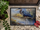 Blue Heron Doormat - Large 24x36 – Indoor/Outdoor Floor Mat with Artistic Flair