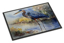 Blue Heron Doormat - 18X27 Indoor / Outdoor Rug | Made in USA