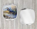 Blue Heron Compact Mirror – Stylish Purse Mirror with Artistic Covers