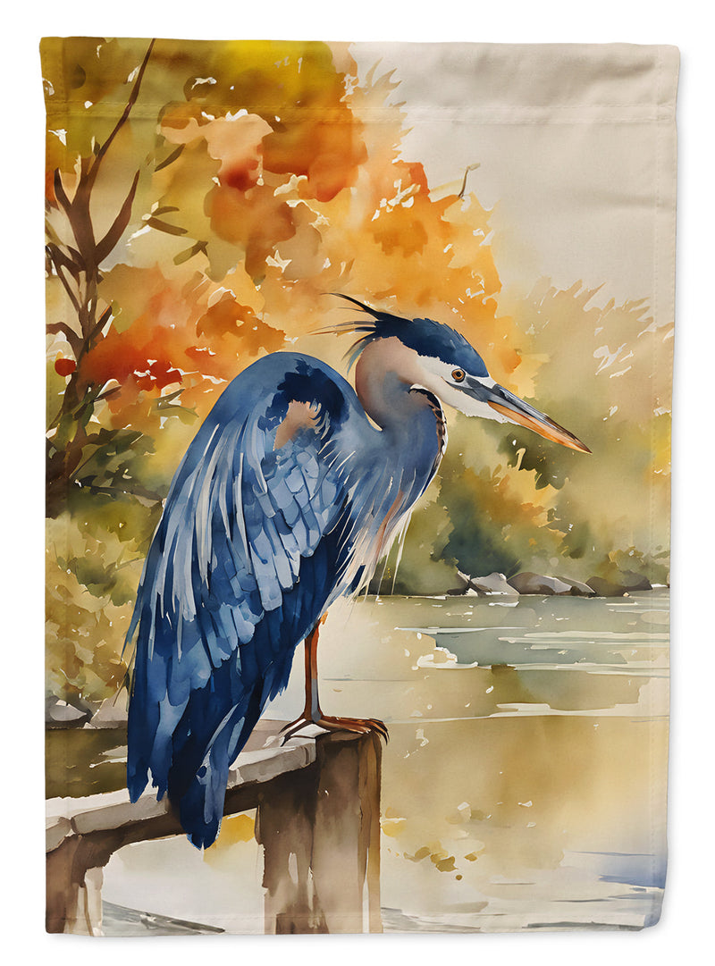 Blue Heron House Flag