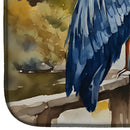 Blue Heron Dish Drying Mat