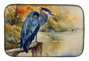 Blue Heron Dish Drying Mat