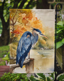 Blue Heron Garden Flag – Outdoor Decorative Yard Flag