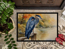 Blue Heron Doormat - 18X27 Indoor / Outdoor Rug | Made in USA