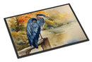 Blue Heron Doormat - 18X27 Indoor / Outdoor Rug | Made in USA