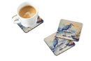 Blue Heron Coasters - Set of 4 Lightweight Foam, Absorbent Drink Coasters