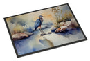 Blue Heron Doormat - Large 24x36 – Indoor/Outdoor Floor Mat with Artistic Flair