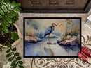 Blue Heron Doormat - 18X27 Indoor / Outdoor Rug | Made in USA