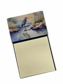 Blue Heron Sticky Note Holder- Refiilable Desk Accessory Note Pad