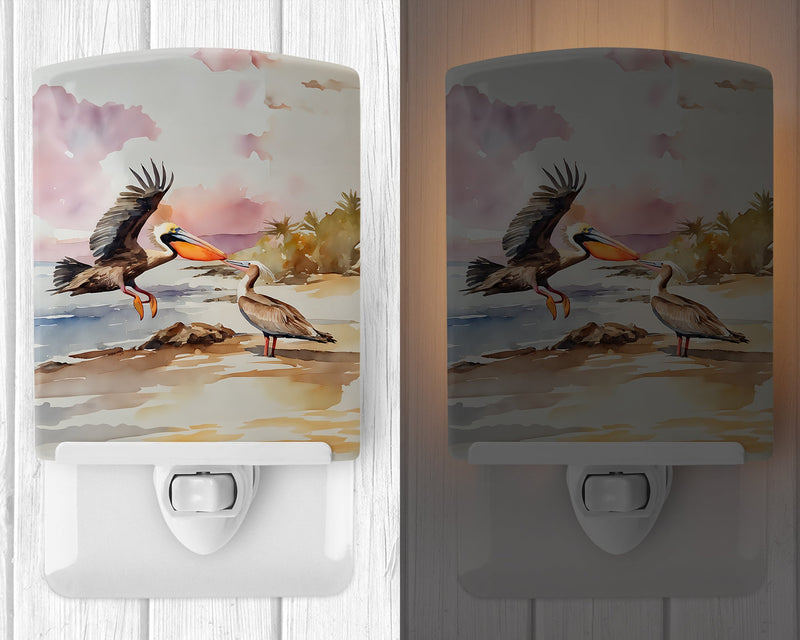 Pelican Ceramic Night Light
