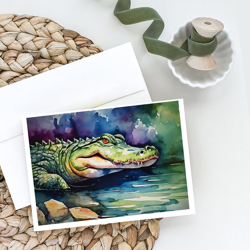 Alligator Greeting Cards Pack of 8