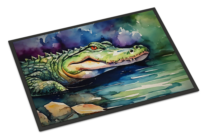 Alligator Doormat - Large 24x36 – Indoor/Outdoor Floor Mat with Artistic Flair