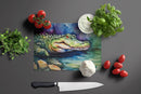 Alligator Glass Cutting Boards – Durable, Decorative Kitchen Art Large