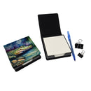 Alligator PU Leather Note Paper Holder