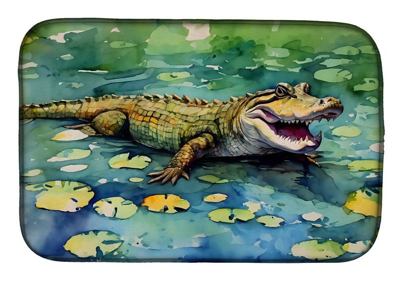 Alligator Dish Drying Mat