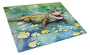 Alligator Glass Cutting Boards – Durable, Decorative Kitchen Art Large