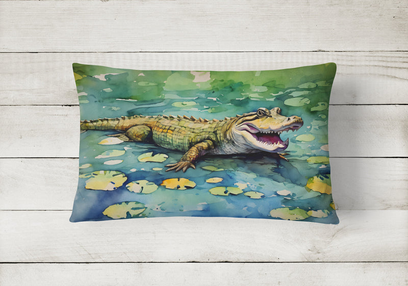 Alligator Throw Pillow