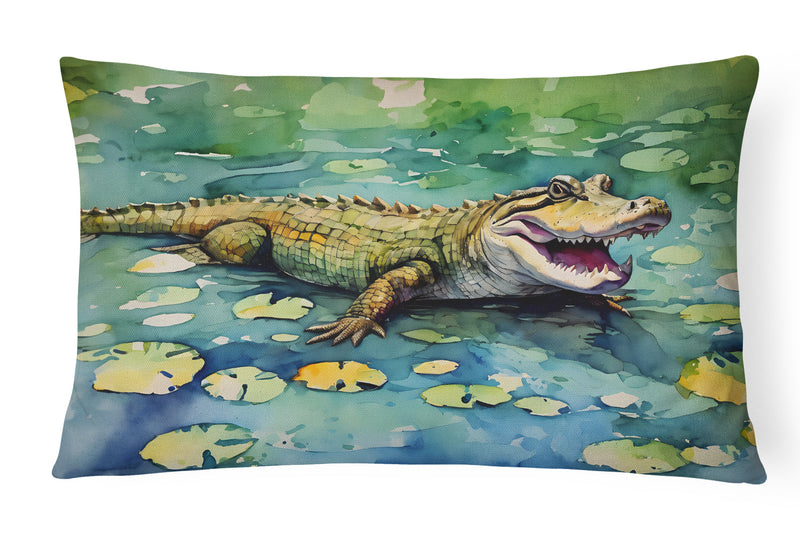 Alligator Throw Pillow