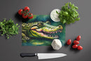 Alligator Glass Cutting Boards – Durable, Decorative Kitchen Art Large