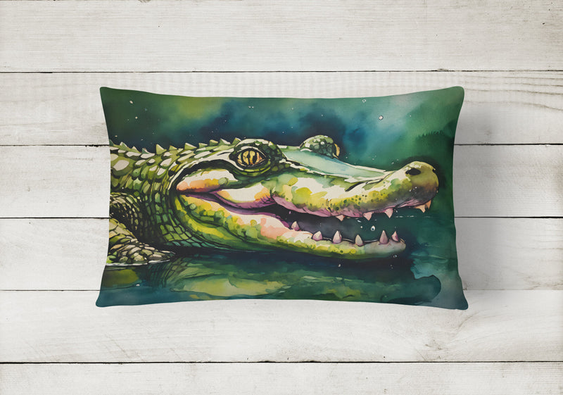 Alligator Throw Pillow