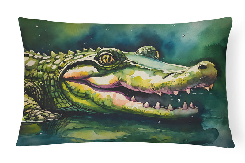 Alligator Throw Pillow