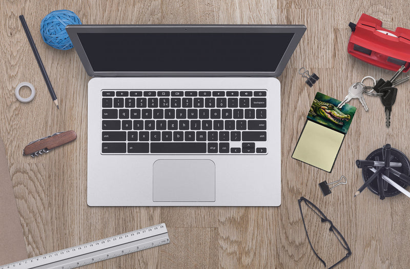 Alligator Sticky Note Holder- Refiilable Desk Accessory Note Pad