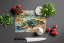 Alligator Glass Cutting Boards – Durable, Decorative Kitchen Art Large