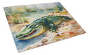 Alligator Glass Cutting Boards – Durable, Decorative Kitchen Art Large