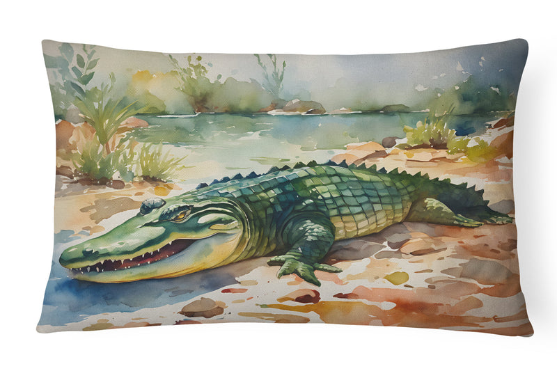 Alligator Throw Pillow
