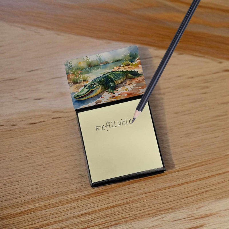 Alligator Sticky Note Holder- Refiilable Desk Accessory Note Pad