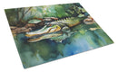 Alligator Glass Cutting Boards – Durable, Decorative Kitchen Art Large