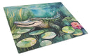 Alligator Glass Cutting Boards – Durable, Decorative Kitchen Art Large