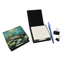 Alligator PU Leather Note Paper Holder