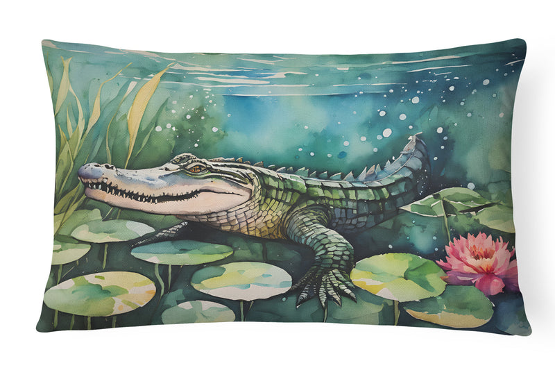 Alligator Throw Pillow