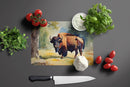 American Bison Glass Cutting Boards – Durable, Decorative Kitchen Art Large
