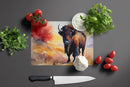 American Bison Glass Cutting Boards – Durable, Decorative Kitchen Art Large