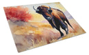 American Bison Glass Cutting Boards – Durable, Decorative Kitchen Art Large