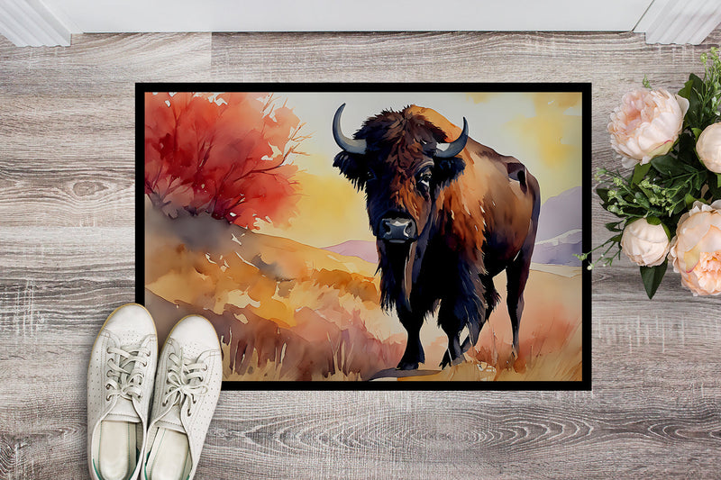 American Bison Doormat - 18X27 Indoor / Outdoor Rug | Made in USA