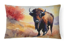 American Bison Throw Pillow