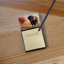 American Bison Sticky Note Holder- Refiilable Desk Accessory Note Pad