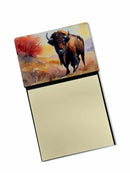 American Bison Sticky Note Holder- Refiilable Desk Accessory Note Pad