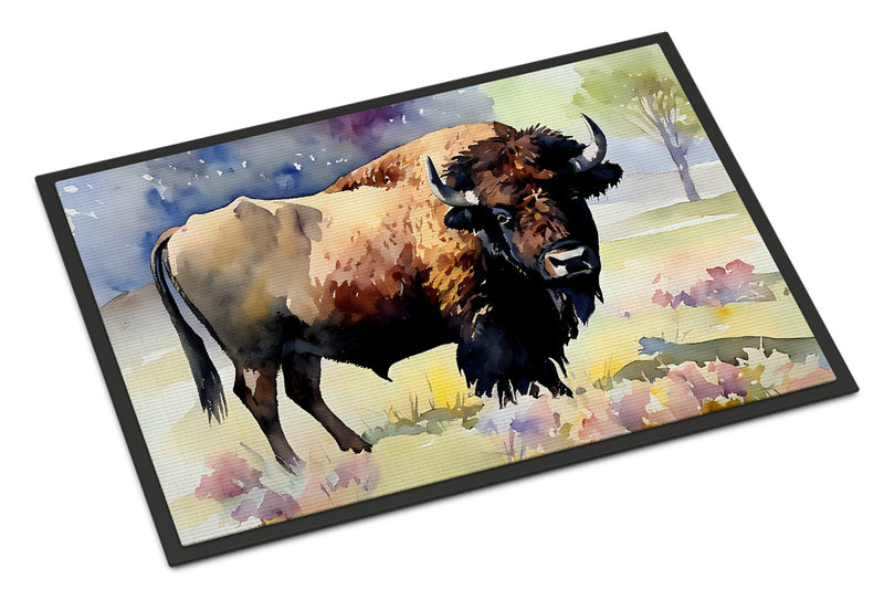 American Bison Doormat - 18X27 Indoor / Outdoor Rug | Made in USA