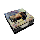American Bison PU Leather Note Paper Holder
