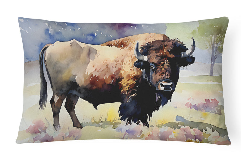 American Bison Throw Pillow