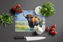 American Bison Glass Cutting Boards – Durable, Decorative Kitchen Art Large