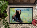American Black Bear Doormat - Large 24x36 – Indoor/Outdoor Floor Mat with Artistic Flair