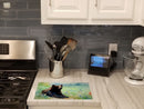 American Black Bear Glass Cutting Boards – Durable, Decorative Kitchen Art Large