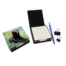 American Black Bear PU Leather Note Paper Holder