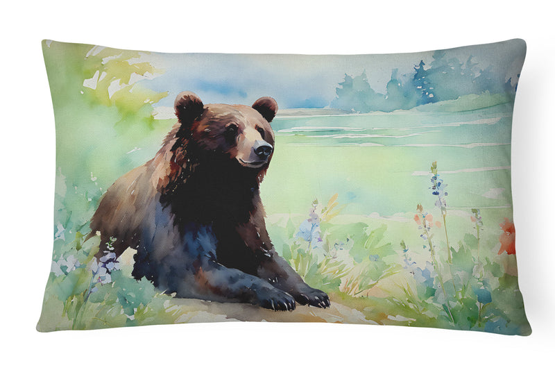 American Black Bear Throw Pillow